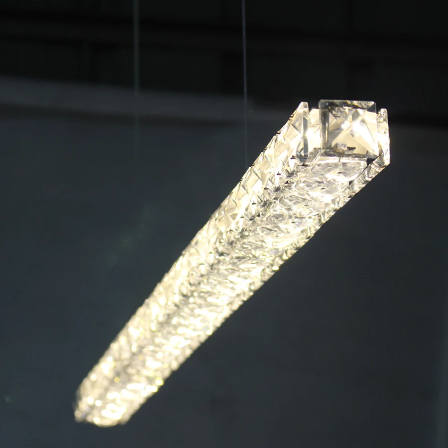 Ecolight Free shipping Modern Crystal Led Pendant Lights Lamps 18W Dinning Study Living Room