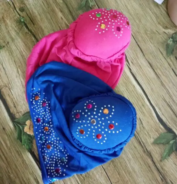 

scrub chemo bonnet hump Headwrap cancer hat under hijeb Hat Cap Chemo Bandana 7 colors 10pcs/lot free ship