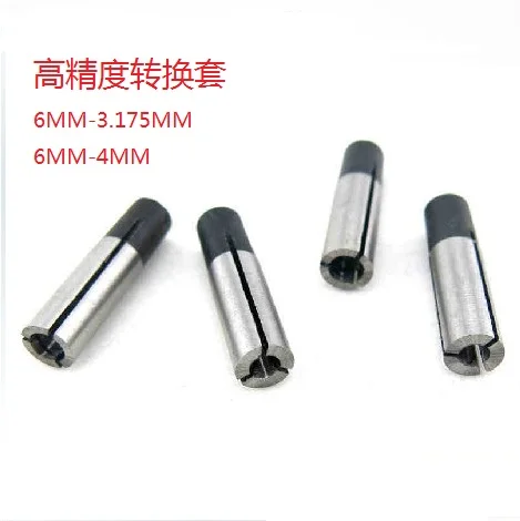 

3pcs/lot High Precision Engraving bit collet shank CNC router tool Adapter 6mm to 4mm Brand new