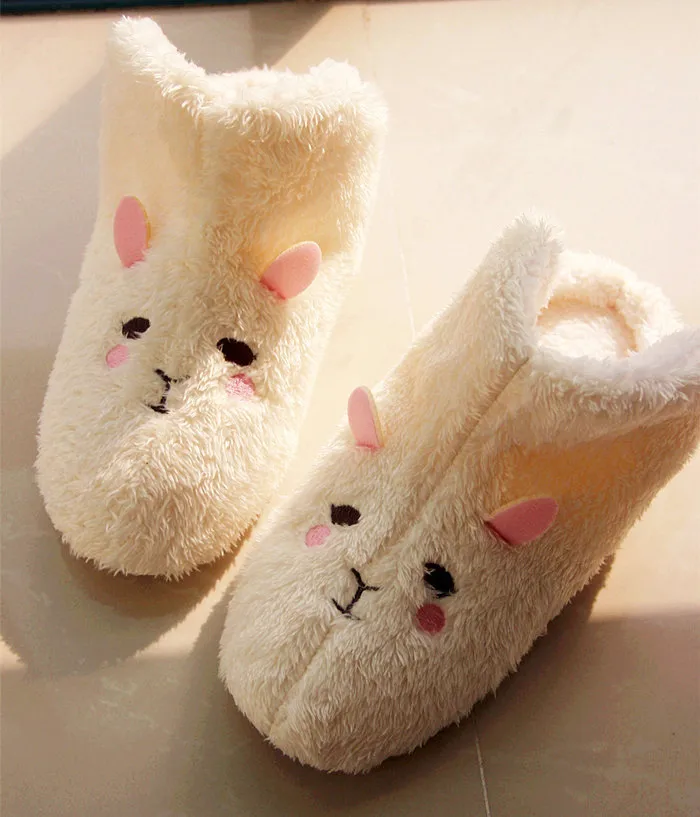 korean house slippers Cute women winter indoor footwear girl cute house