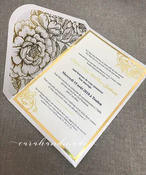 

Gold Foil Floral Wedding Invitations China