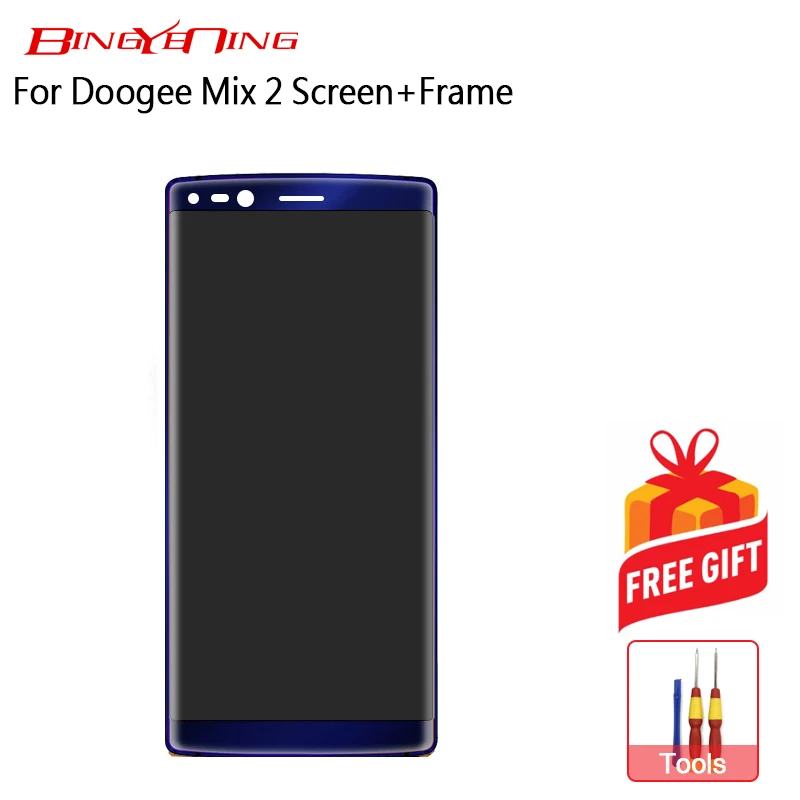 

BingYeNing New Original For Doogee MIX 2 Touch Screen+LCD Display +Frame Assembly Replacement
