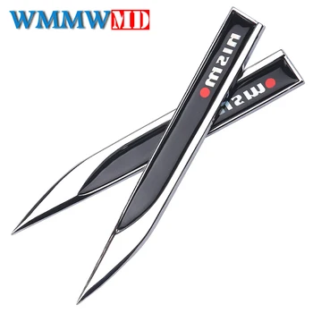 

3D Metal The side emblem Sticker Auto Badge Decal For Nissan Nismo Almera Tiida Teana Qashqai Juke X trail Car Accessories