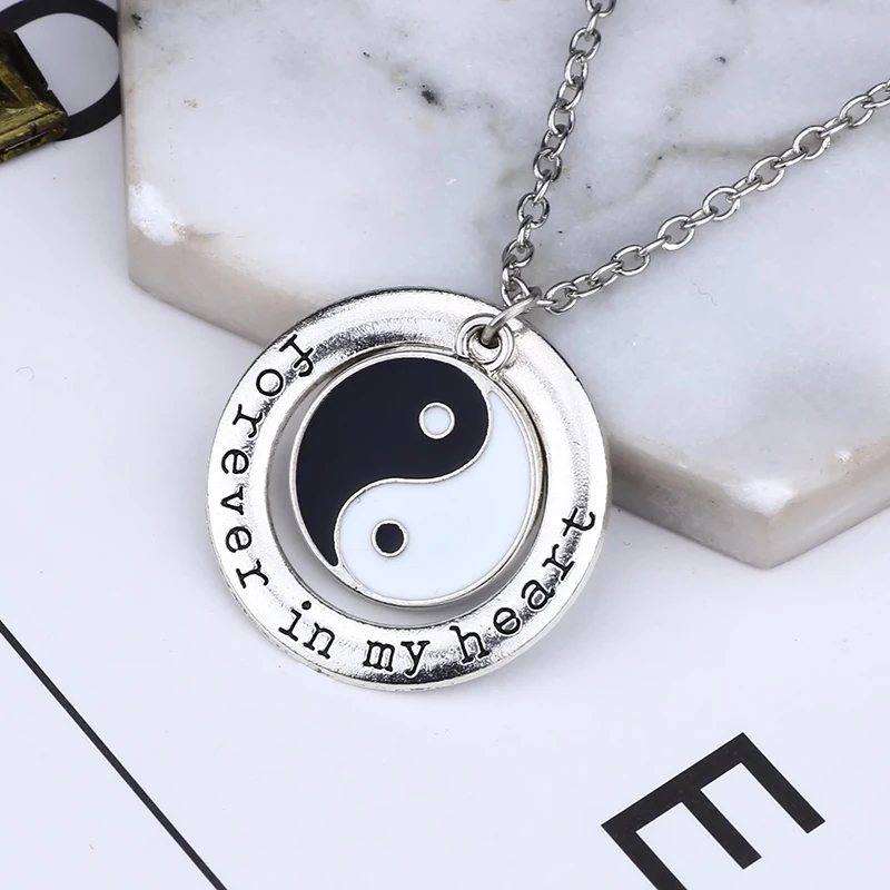 Best-Friends-Jewelry-Yin-Yang-Tai-Chi-Pendant-Necklaces-Love-Forever-In-My-Heart-Choker-Necklace (2)