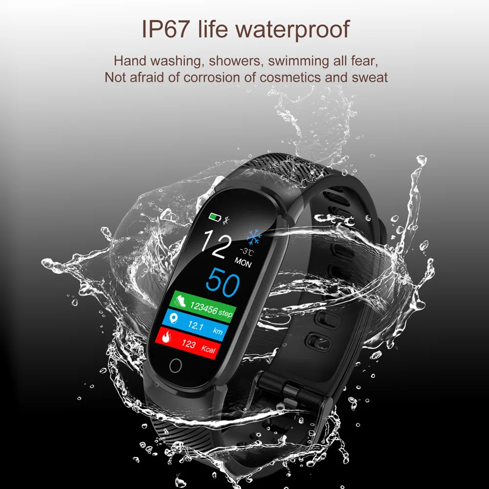 Смарт-часы с Bluetooth, смарт-браслет QW16, Смарт-часы, спортивные фитнес-часы, трекер сердечного ритма, часы для измерения артериального давления