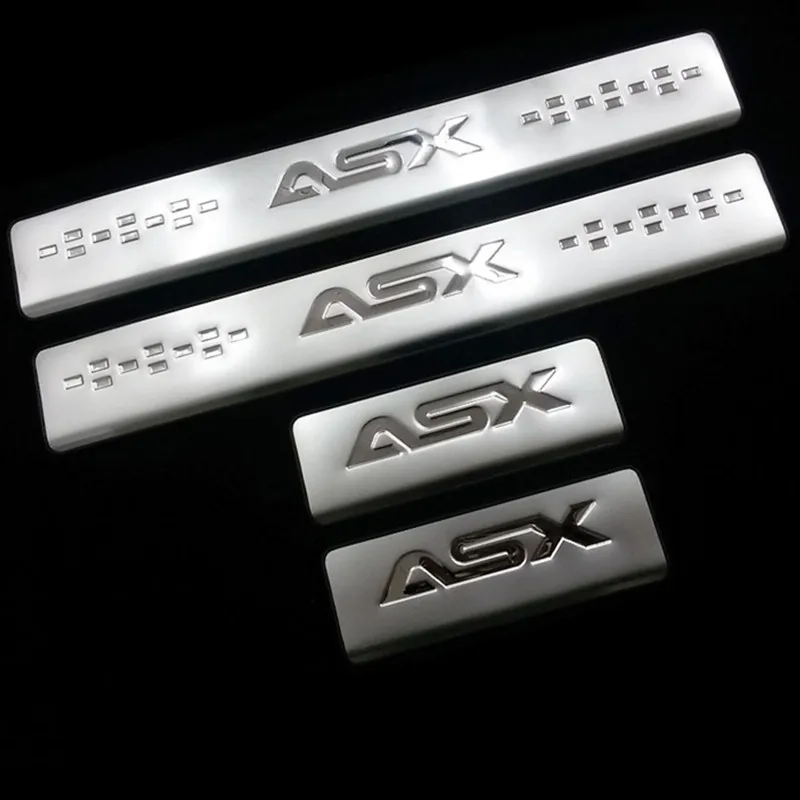 Высокое качество внешняя нержавеющая сталь порога Накладка автомобильные аксессуары для Mitsubishi ASX RVR 2010- 3GEN