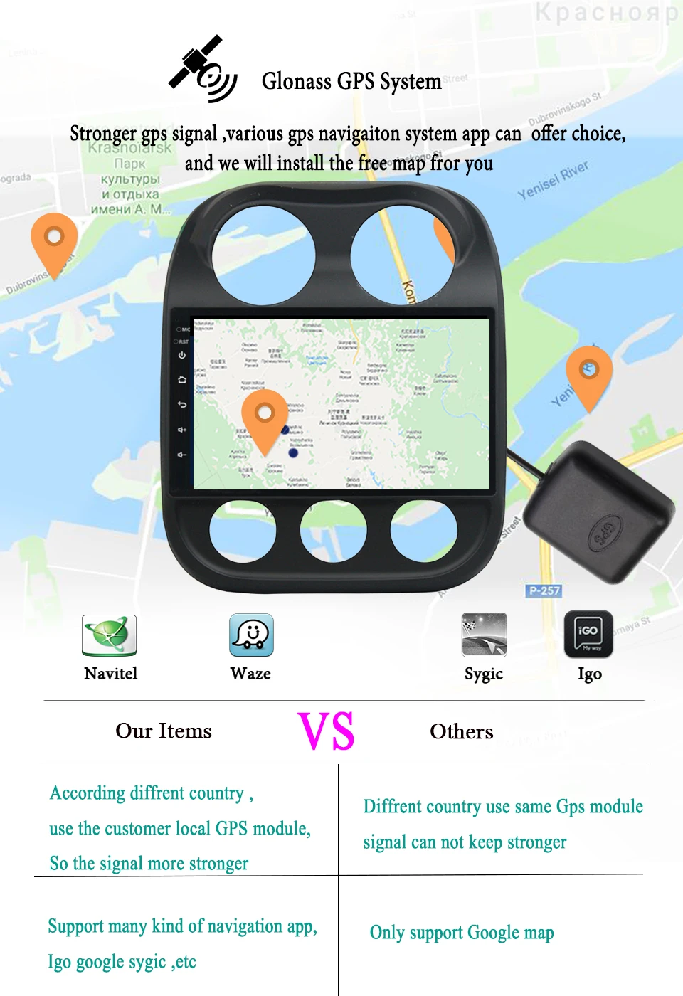 Clearance 10.1" 2.5D IPS Android 9.1 Car DVD Multimedia Player 4+64G GPS for JEEP COMPASS 2010 11 -2016 audio car radio stereo navigation 9 Clearance 10.1" 2.5D IPS Android 9.1 Car DVD Multimedia Player 4+64G GPS for JEEP COMPASS 2010 11 -2016 audio car radio stereo navigation 9