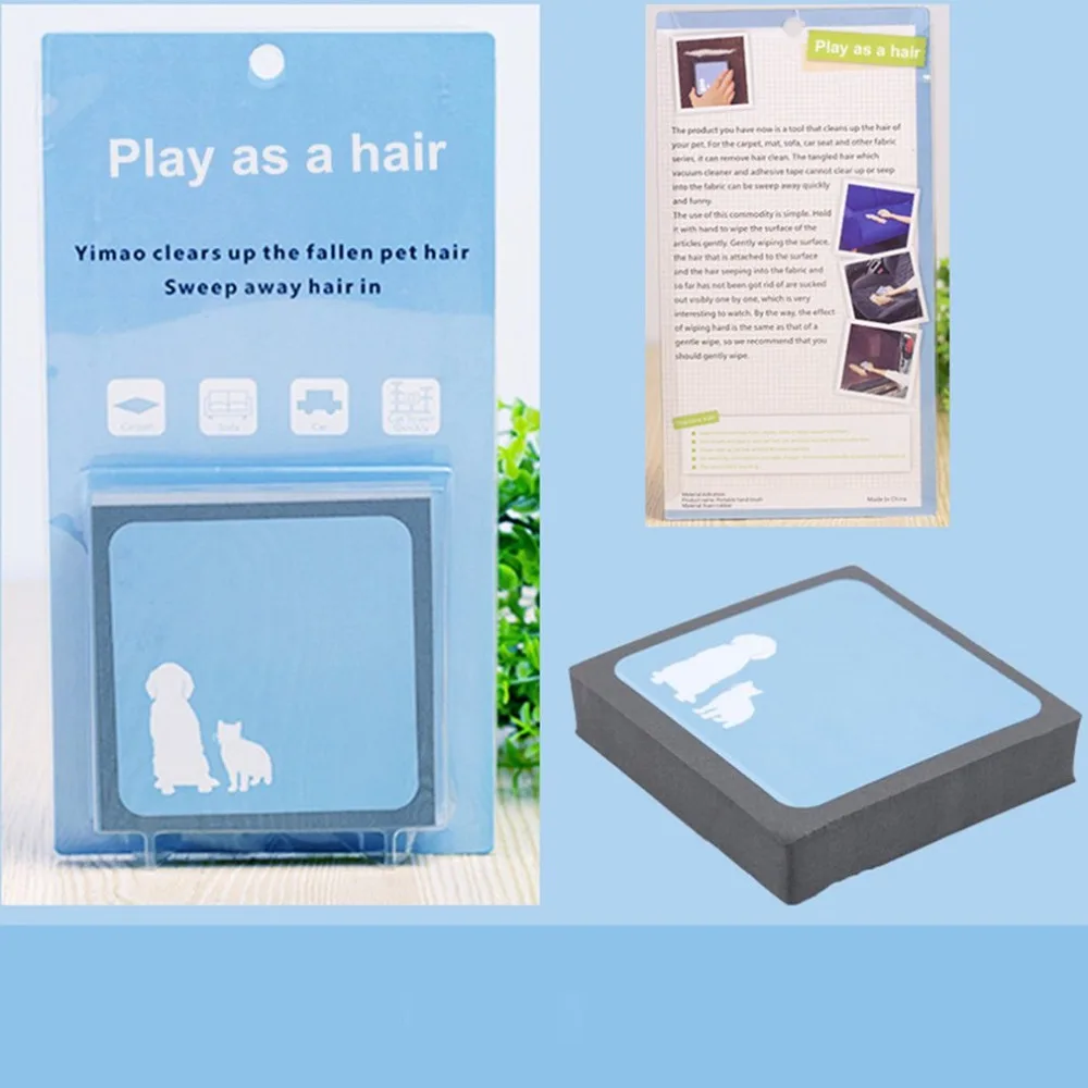 Pet Hair Remover Dog Cat's Pick Up Brush Universal Fur Sticky Stick