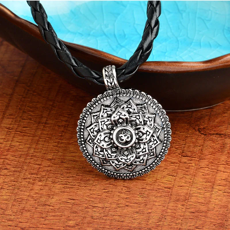 Viking кулон Valknut мужское ожерелье женское круглое языческое религиозное