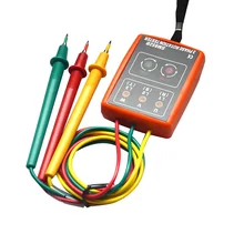 3 фазы Последовательность вращаемое измерительное устройство индикатор детектор метр светодиодный зуммер с Портативный чехол SM852B