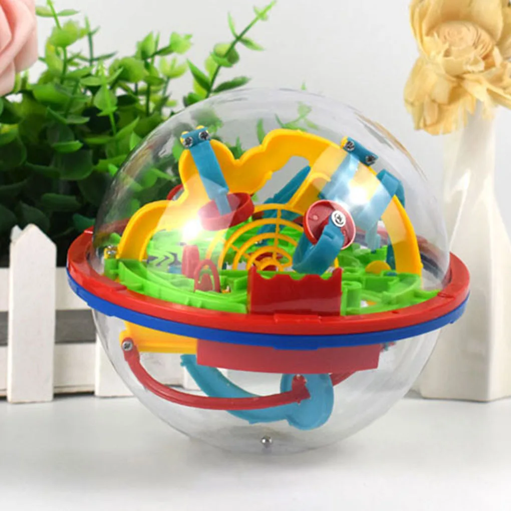 

100 Step 3D puzzle Ball Children Intellect Ball Challenging Barriers Game Brain Tester Balance Training Toy