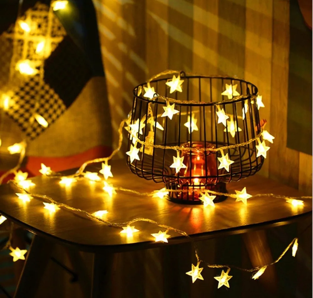 Günstige OSIDEN Ball Lichterkette Sterne USB 5 V 10 M 60LED Urlaub Beleuchtung Im Freien Wasserdichte Für Party Hochzeit Weihnachten Garten
