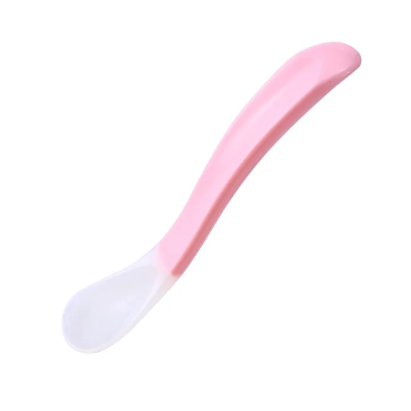 

YOOAP Healthy Baby Spoons BPA Free Soft-Tip First Stage Silicon Feeding Training Spoons Travel Case for Infant Baby Easy Clean