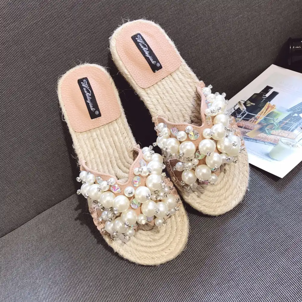 pearl slippers