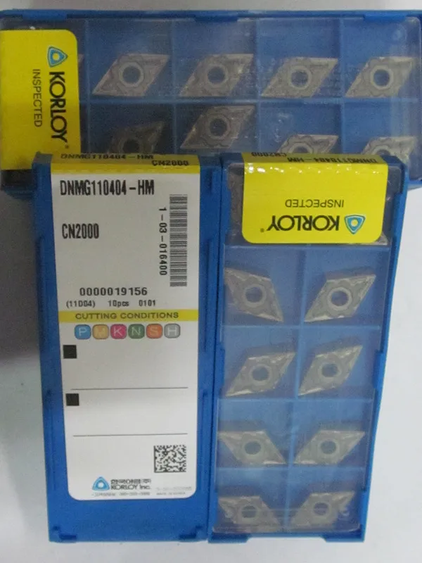 Supply Original Korea KORLOY carbide inserts DNMG110404 HM CN2000 for