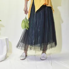 Mujer Moda повседневные новые элегантные офисные женские модные юбки Женская Harajuku Faldas плиссированная однотонная свободная и удобная одежда