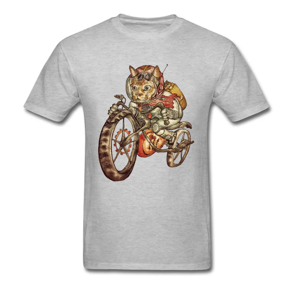 Berserk Steampunk Motorcycle Cat_grey