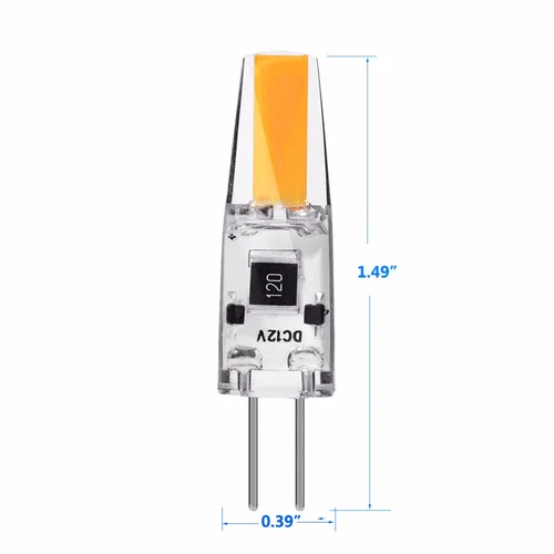 조광 미니 G4 LED COB 램프, 6W 전구, AC DC 12V 220V 캔들 라이트 교체, 30W 40W 할로겐 샹들리에 스포트라이트, 10 개 3