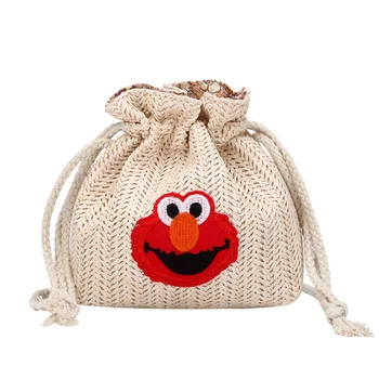 

Baochili A fresh fairy knits a bucket bag. A cute cross-body bag from South Korea