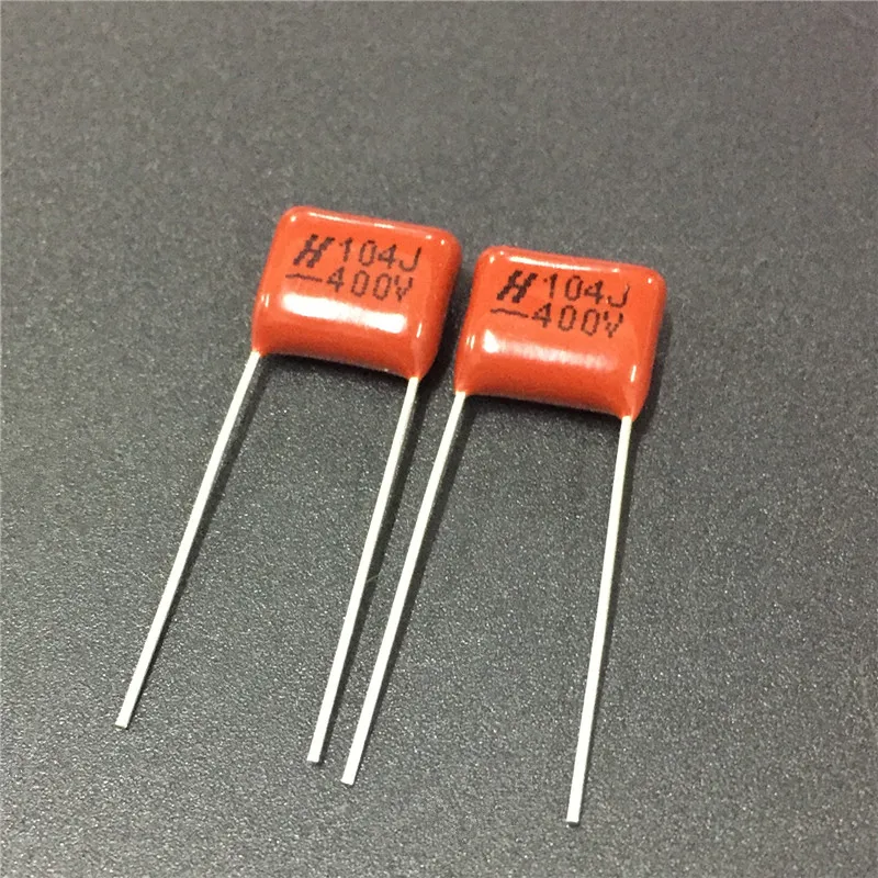 Конденсатор CBB 104 400V 104J 0 1 мкФ 100nF P10 CL21 металлизированный конденсатор из