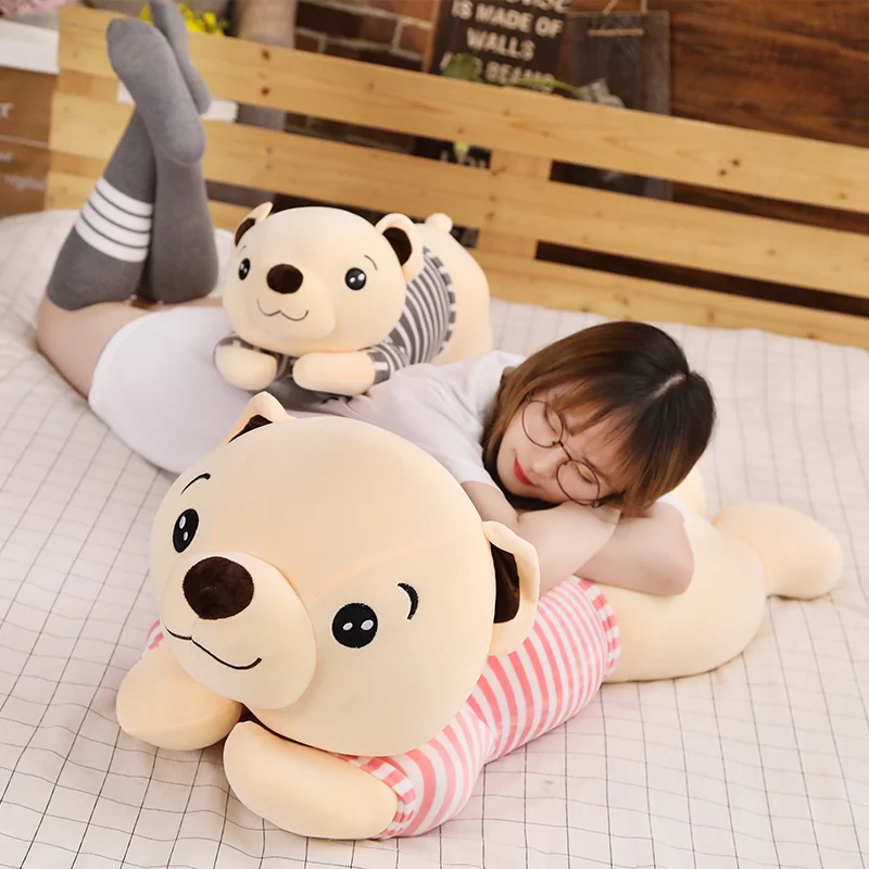 

Cute Teddy Bear Plush Toy Soft Stuffed Bear Doll Cartoon Plush Pillow Baby Sleeping Pillow Sofa Cushion Kids Girl Birthday Gift