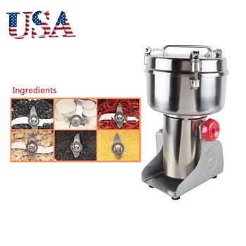 

( 110V) Grains Spices Herbals Cereals Coffee Dry Food Grinder Grinding Machine Free Shipping From USA