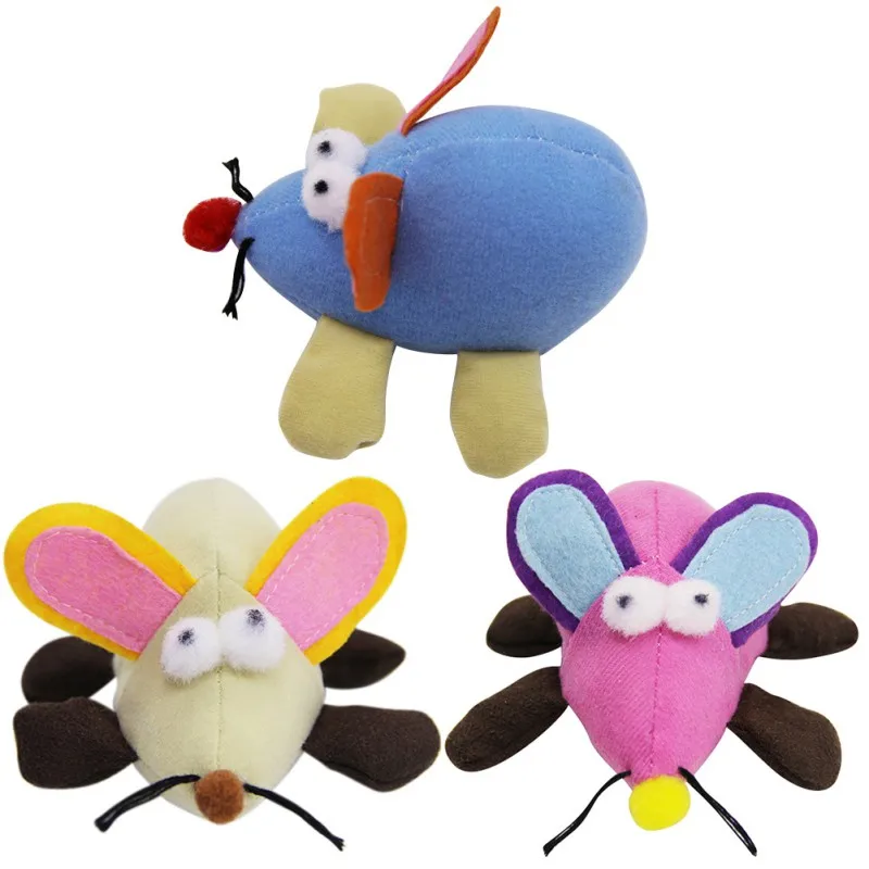 Pet Cat Vibrate Mice Interactive Rope Toys Teaser Cats Toy Interesting