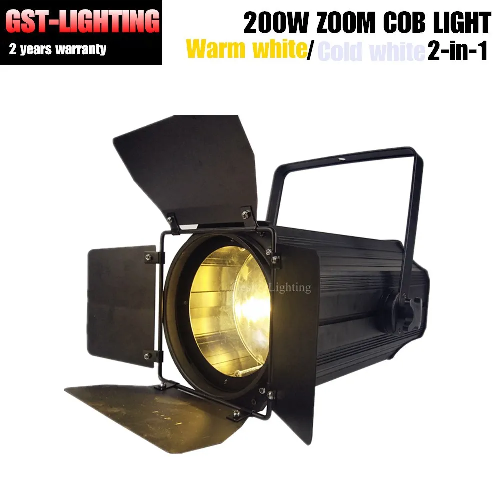 6 шт./лот сценический свет dmx led par 200 Вт COB ZOOM wash черный с масштабированием