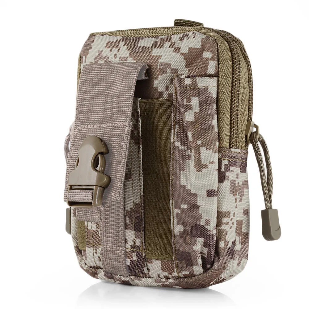 Outdoor Camping Hiking Bag Millitary Tactical Bag Molle Pouch Belt Loops Waist Bag Compatible