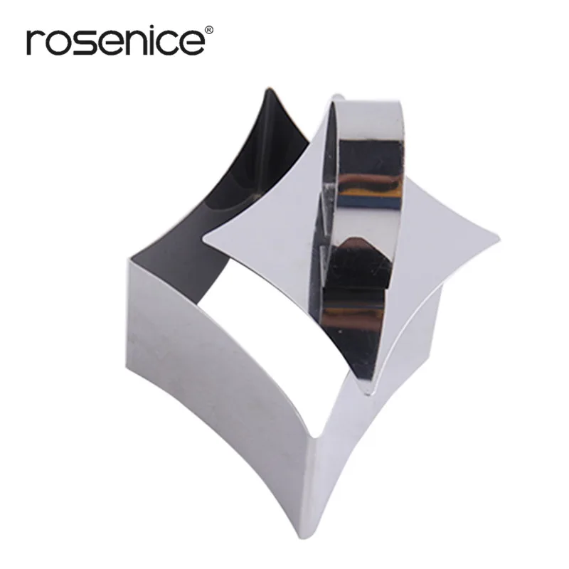 

DIY Stainless Steel Cake Cookie Molds Biscuit Moulds Vegetable Fruit Cutters Sushi Mold with Pusher Bakeware Baking Tools