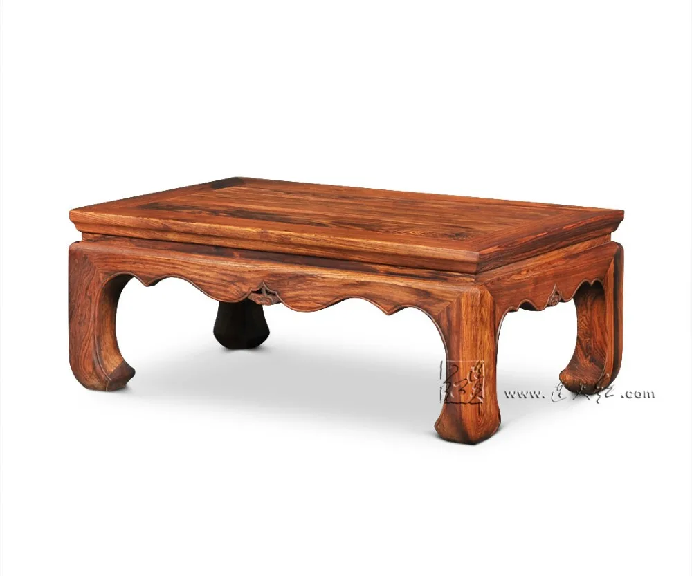 Solid Wood short legged Table for bed Small Tea Tables Bay ...