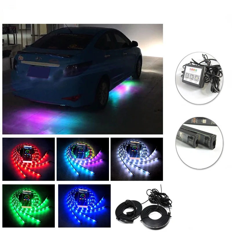 DUU Lamp Car Styling Led RGB Strip Lights Colors Colorful Car