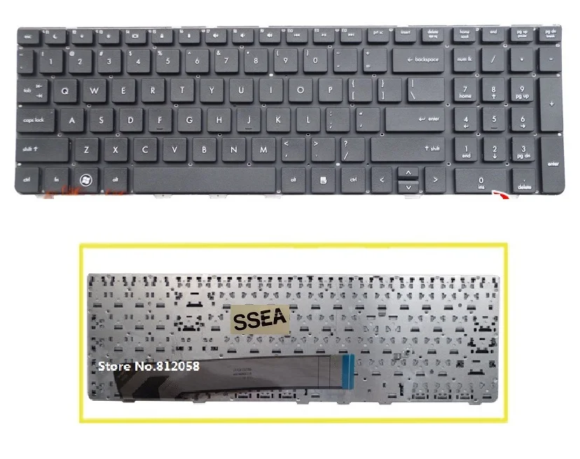HP Probook 4530S 4535S 4730S US Laptop Keyboard