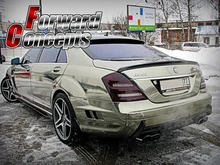 CARBON FIBER MERCEDES BENZ 2007-2012 W221 S-CLASS REAR WING TRUNK SPOILER carbon fiber rear roof spoiler lip for mercedes benz s class w221 s63 amg sedan 4 door 2007 2012 car styling