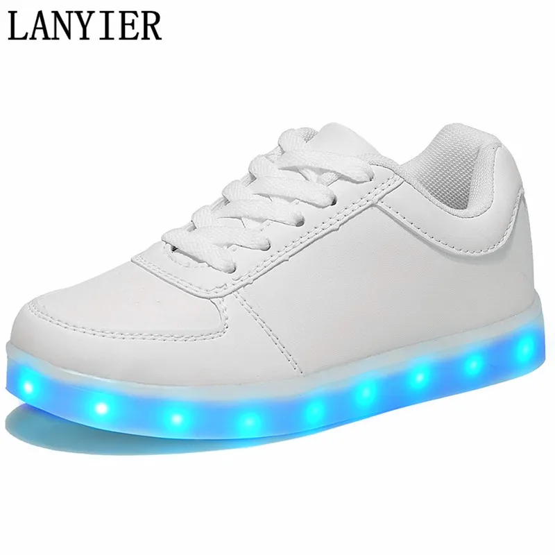 

2017 man light up led luminous shoes color glowing casual fashion with new simulation sole charge for men adults neon basket