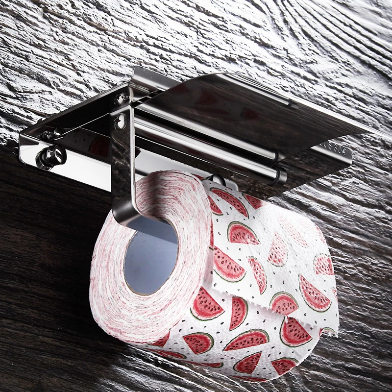 BAIANLE держатель для туалетной бумаги водонепроницаемый настенный держатель для туалетной бумаги из нержавеющей стали держатель для туалетной бумаги для мобильного телефона держатель для туалетной бумаги
