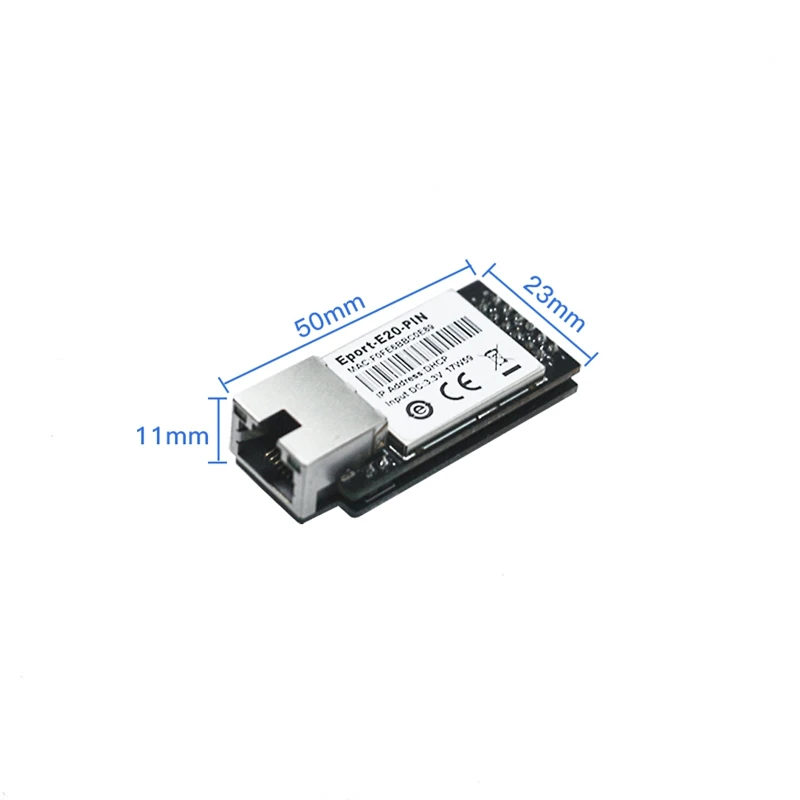 E Порт Φ сетевой серверный порт TTL Serial to Ethernet встроенный модуль DHCP 3 V TCP IP Telnet E20 Pin CE