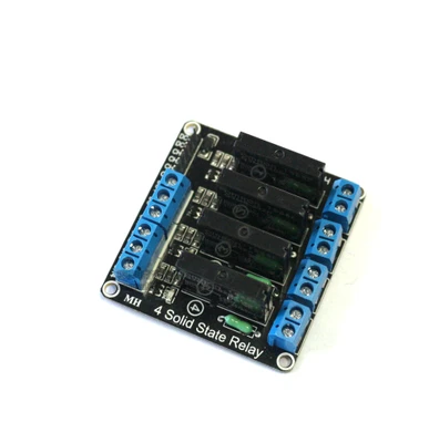 

1pcs 4 Channel 5V DC Relay Module Solid State High Level SSR AVR DSP