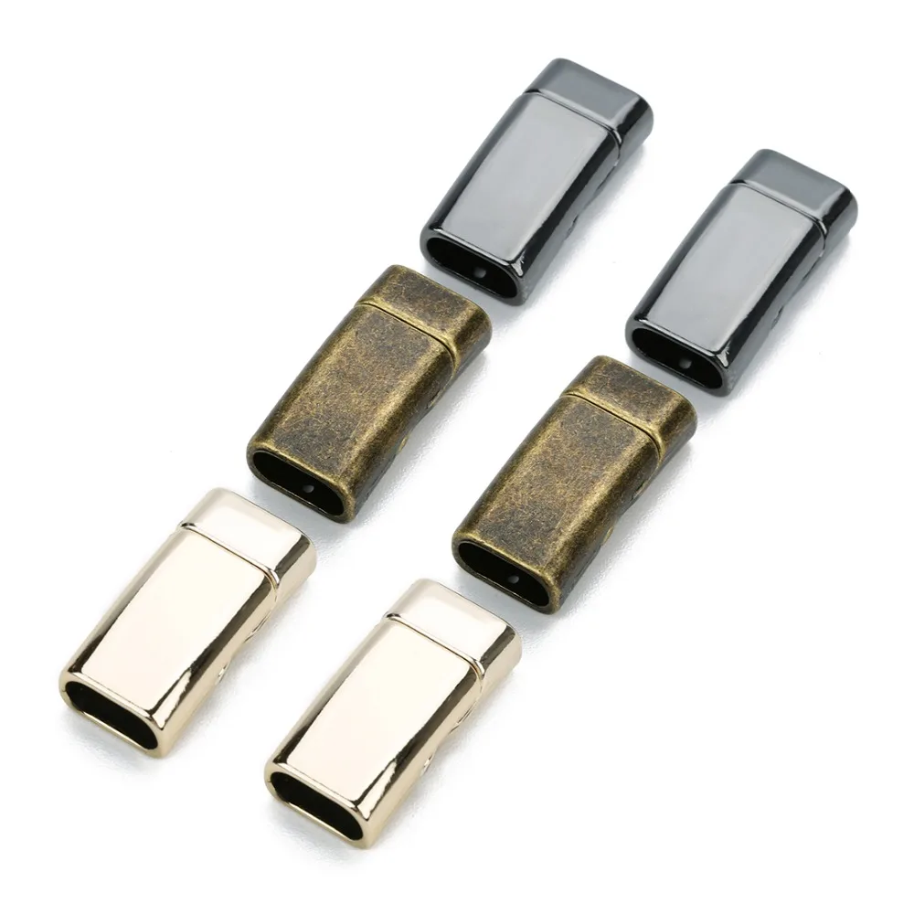 Отверстие Размеры 10*5 мм легированные магнитные застежки KC золото цвет подходит для кожаный шнур DIY ожерелья мужчин браслеты Конец