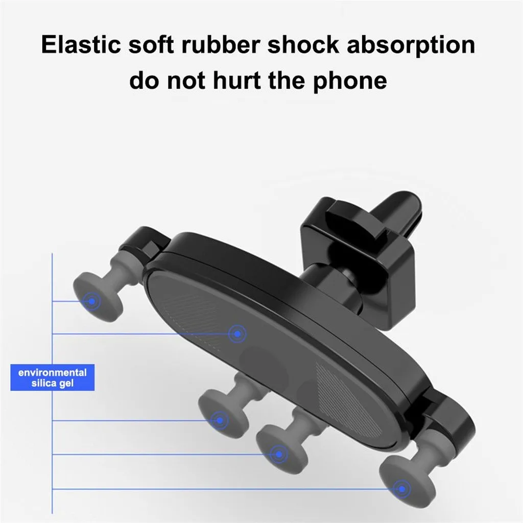 Гравитационный Автомобильный держатель для телефона на магните крепление, устанавливаемое на вентиляционное отверстие в салоне