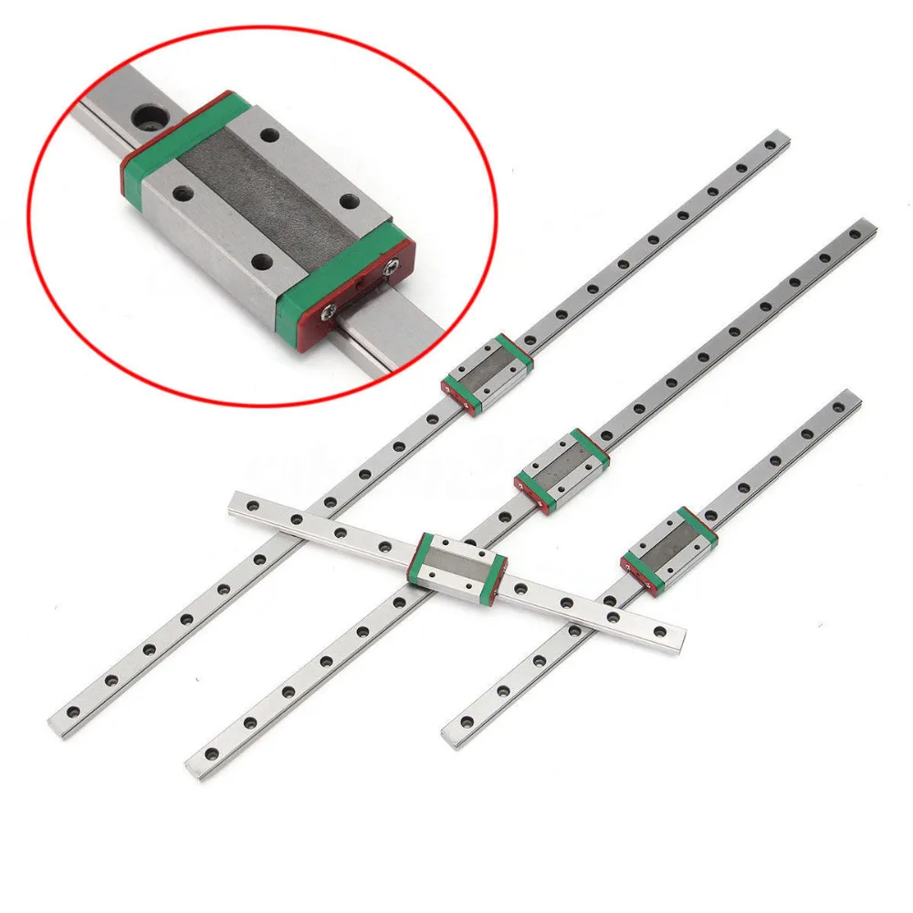 

250-550mm MGN12H Miniature Linear Sliding Rail Guide Block CNC DIY 3D Printer