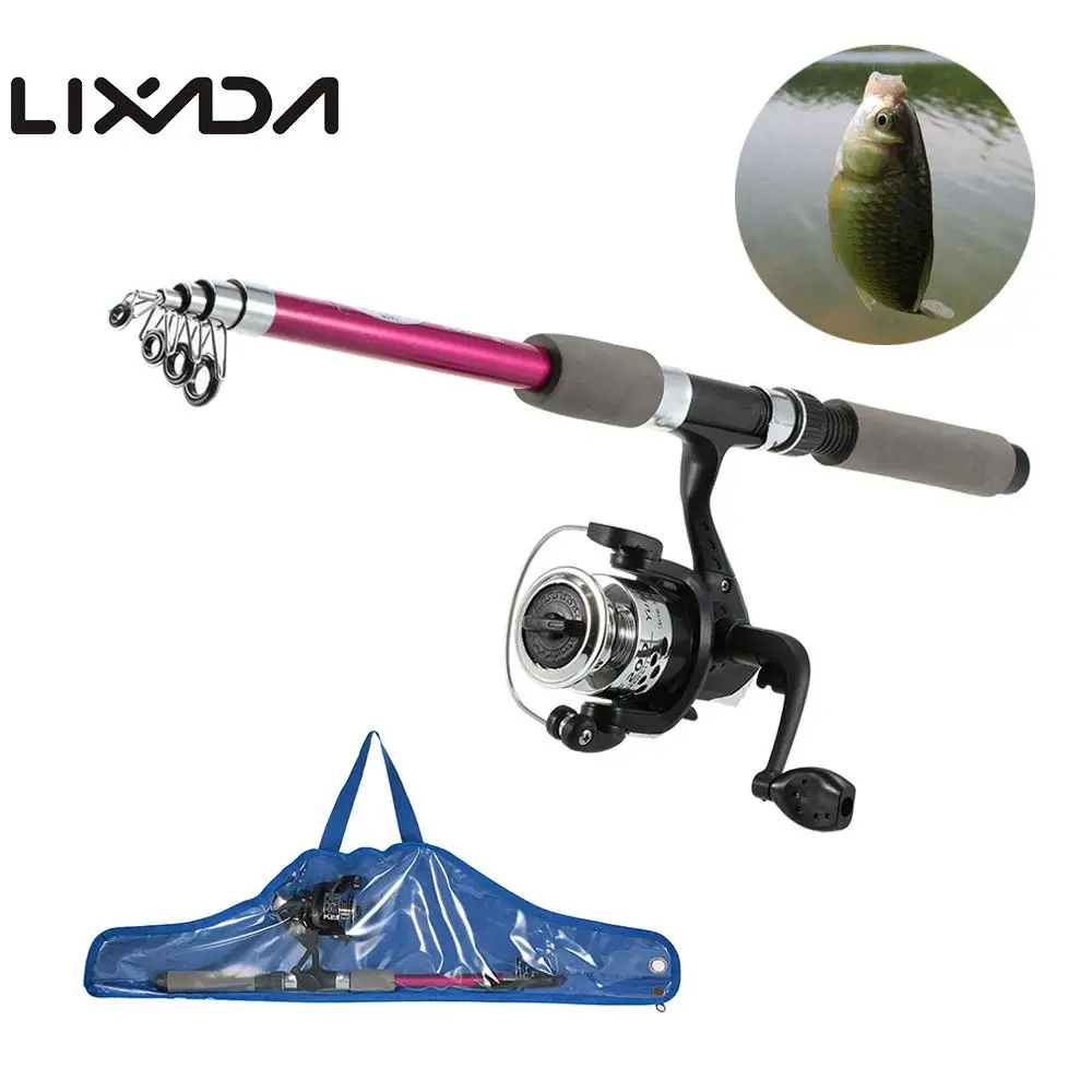 

Children's 1.8m Fishing Rod Reel Combo Full Kit Kids' Rod+Casting Fishing Reel+Fish Bag Set For Children Fishing Tackle De Peaca