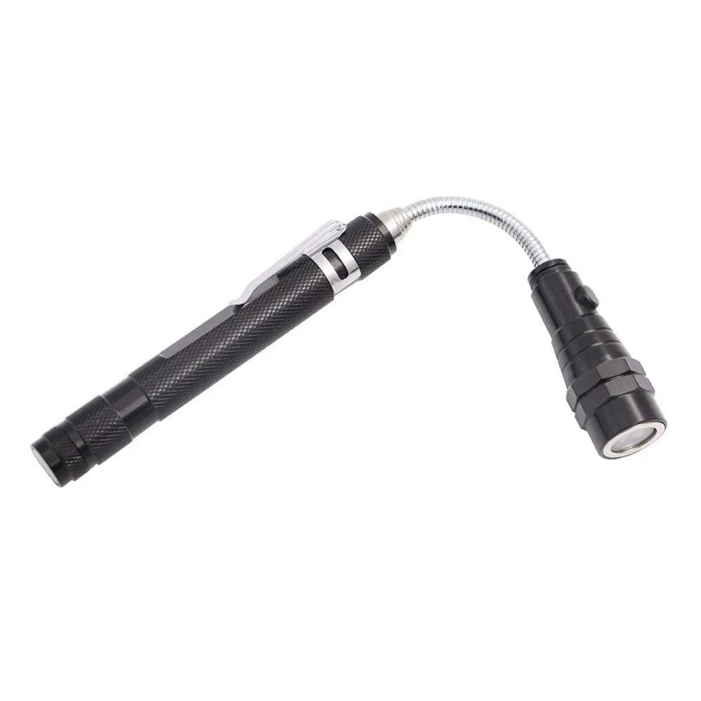 Telescopic Flexible Neck Powerful Magnet 3 LED Torch WITH FREE Batteries 4