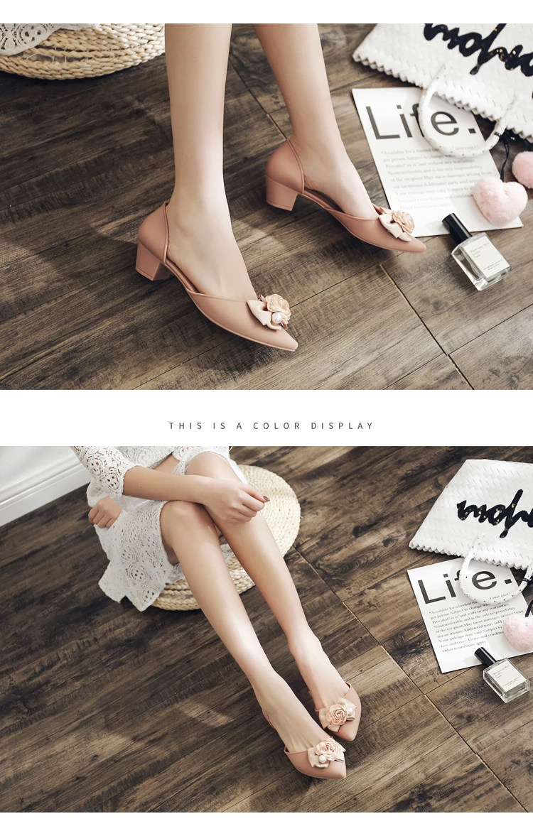 Милые дождевые туфли Camellia для девочек; женские модные фирменные дизайнерские Прозрачные Пляжные сандалии с жемчужинами; mujer; Лоферы без застежки на среднем каблуке; женские сандалии