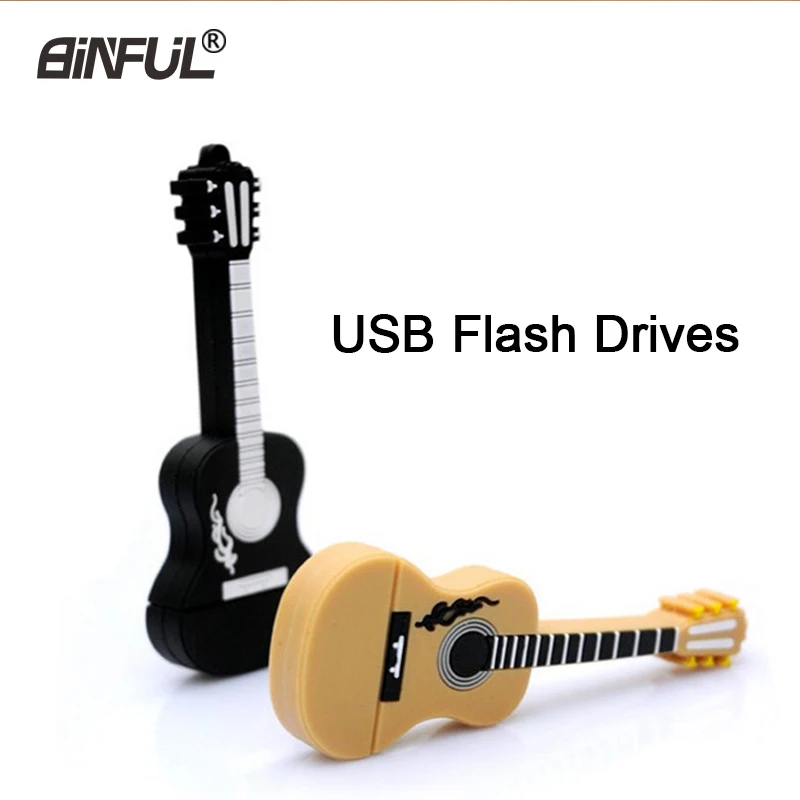 

guitar usb flash drives 4GB 8GB 16GB 32GB 64GB music pen drive thumb pendrive USB 2.0 u disk usb creativo memory stick