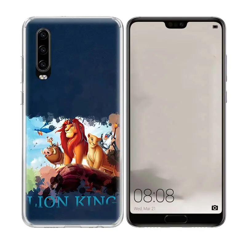 Simba Король Лев подарок мягкий чехол для телефона huawei P30 P20 mate 20 10 Pro P10 lite P Smart + Plus Z 2019