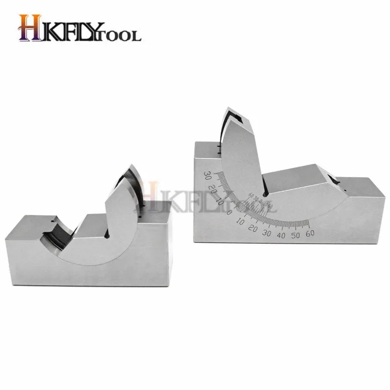 Toolmaker Калибр для точного измерения микро регулируемый угол V блок фрезерования