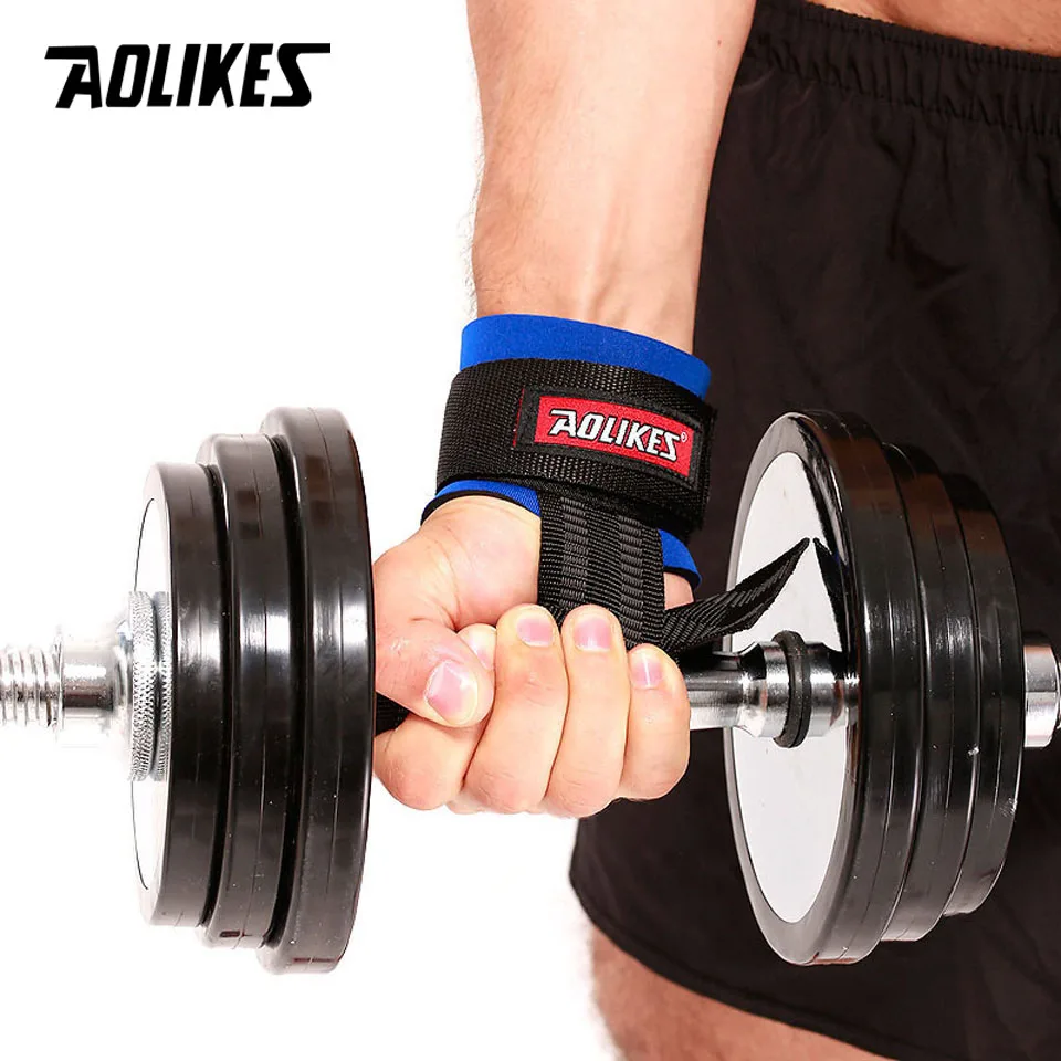 2PCS/Lot Gym Sport Wristband Fitness Dumbbells Training Wrist Support