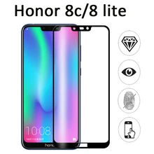 Защитный Стекло honor 8c 8 lite 8a 8s Защита для экрана для huawei 8 lite Стекло honor 8 светильник 8s 8c закаленная пленка honer huawey