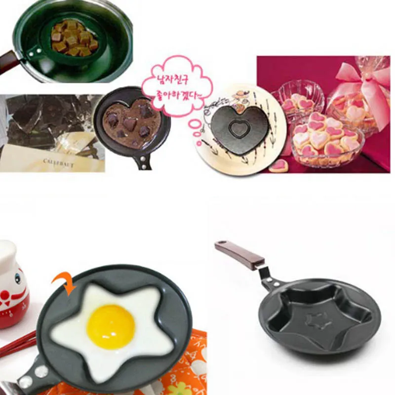 Новая Милая антипригарная форма для яиц, кастрюли для готовки, инструменты, мини кухонные аксессуары, сковороды для завтрака, яиц, милая форма, 1 шт